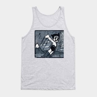 Irreverent Japanese woodcut Tank Top